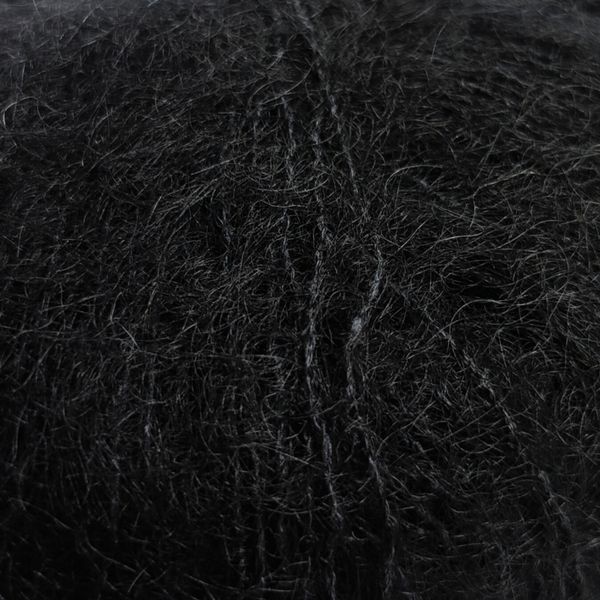 Пряжа Silk Mohair/Силк Мохер, черный 6037, Lana Gatto 1547 фото