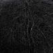 Пряжа Silk Mohair/Силк Мохер, черный 6037, Lana Gatto 1547 фото 3
