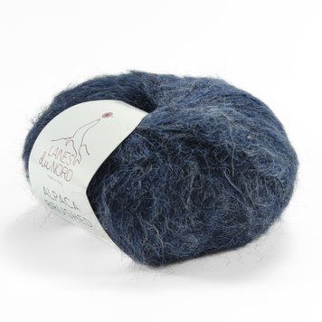 Пряжа Alpaca Brushed/Альпака Брашед, сіро-синій 15, Laines du Nord 2182 фото