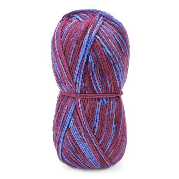 Пряжа Baby Karizma/Бэби Харизма, бордовый-голубой SE143, Etrofil 226 фото