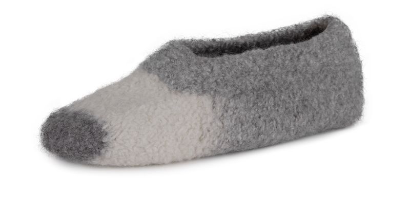 Пряжа Slippers/Сліперс, сірий-молочний 101, Laines du Nord 5403 фото