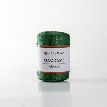 Пряжа Macrame №3/Макраме №3, травяний-зелений 2001/172, Hobbi Trend 5592 фото