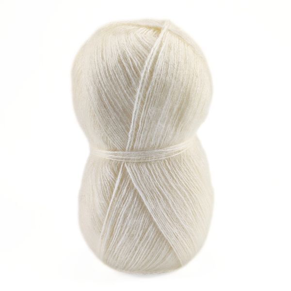 Пряжа Angora Love/Ангора Лав, молочний HN001, Lady Yarn 1424 фото