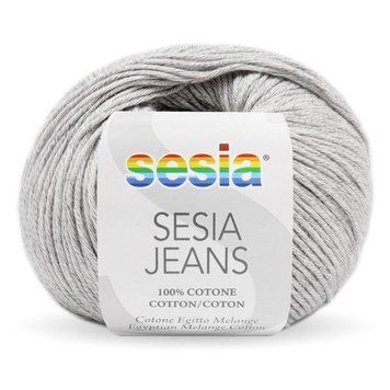 Пряжа Jeans/Джинс, світло-сірий 0012, Sesia 5837 фото