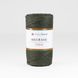 Cotton Macrame yarn, brown-green 1001/193, Hobbi Trend