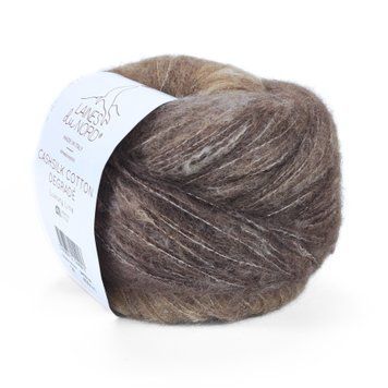 Пряжа Cashsilk Cotton Degrade/Кашсілк Коттон Деграде, коричневий 14, Laines du Nord 3946 фото