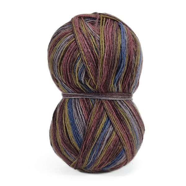 Пряжа Comfy/Комфі, синій-баклажановий-гірчичний DO067, Lady Yarn 1456 фото