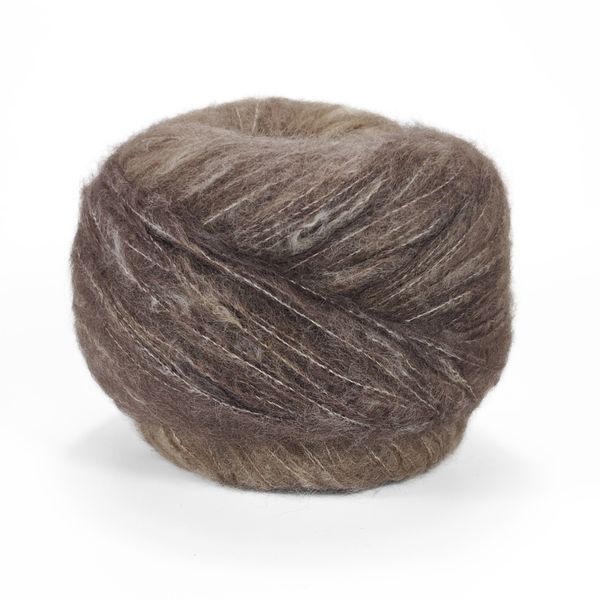 Пряжа Cashsilk Cotton Degrade/Кашсілк Коттон Деграде, коричневий 14, Laines du Nord 3946 фото