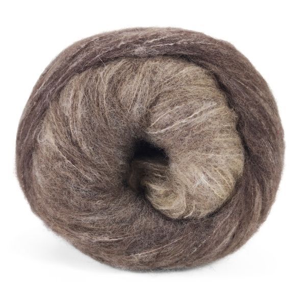 Пряжа Cashsilk Cotton Degrade/Кашсілк Коттон Деграде, коричневий 14, Laines du Nord 3946 фото
