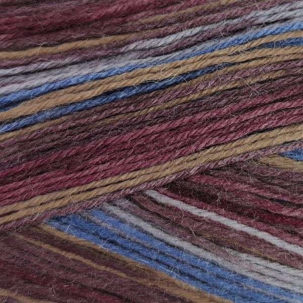 Пряжа Comfy/Комфі, синій-баклажановий-гірчичний DO067, Lady Yarn 1456 фото