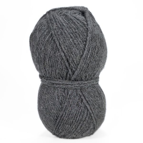 Пряжа Nice Woolly/Найс Вулл, темно-сірий NW023, Lady Yarn 2452 фото