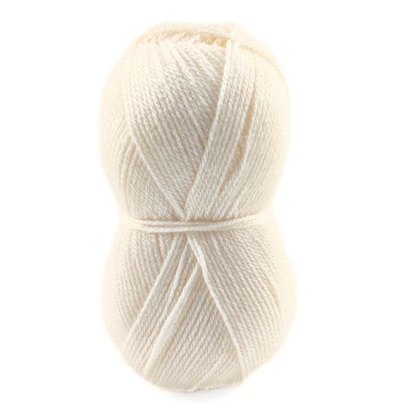 Пряжа Muffin/Мафин, сливочный AHB001, Lady Yarn 1493 фото