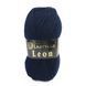 Пряжа Leon/Леон, темно-синій LN032, Lady Yarn 1490 фото