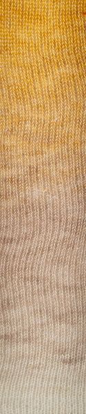 Poema Mohair yarn, milky-beige-yellow multi-colour 1, Laines du Nord