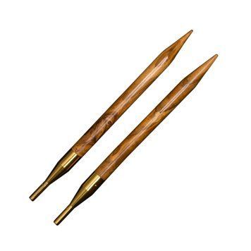 Наконечники Addi Click Nature Olive Wood/Адди Клик Натур Оливковое Дерево, 576-7/12,5_3,5 4229 фото