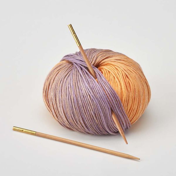 Addi Click Nature Olive Wood Short Tips, 576-7/12,5_3,5