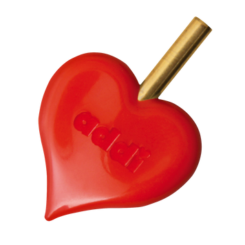 Addi Click HeartStopper Regulator of Set of loops in the form of hearts , 2 pcs., 699-2