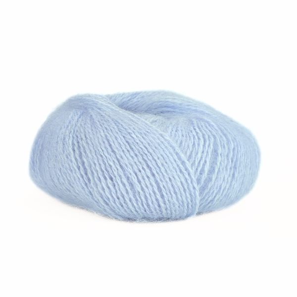 Пряжа Dolce Mohair/Дольче Мохер, голубой мел 80, Mondial 4127 фото