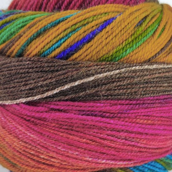 Пряжа Infinity Sock/Інфініті Сок, мультіколор-смуги 20, Laines du Nord 3909 фото