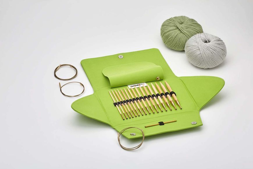 Addi Set Click Nature Bamboo in a cover, 550-2