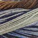 Пряжа Paint Sock 6 PLY/Паінт Сок 6 Плай, сірий-блакитний-коричневий-хакі полоска 1, Laines du Nord 4874 фото 3