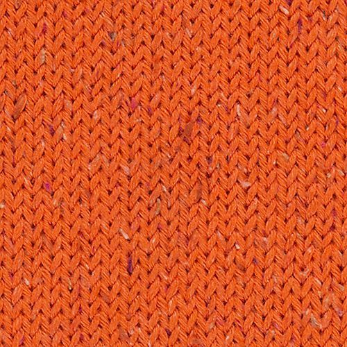Cotton Silk Tweed Yarn, orange 8872, Laines du Nord