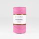 Cotton Macrame yarn, pink 1001/74, Hobbi Trend