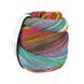 Пряжа Paint Sock 6 PLY/Паінт Сок 6 Плай,бірюзовий-салатовий-жовтий-помаранчевий-малиновий-бузковий полоска 7, Laines du Nord 5166 фото