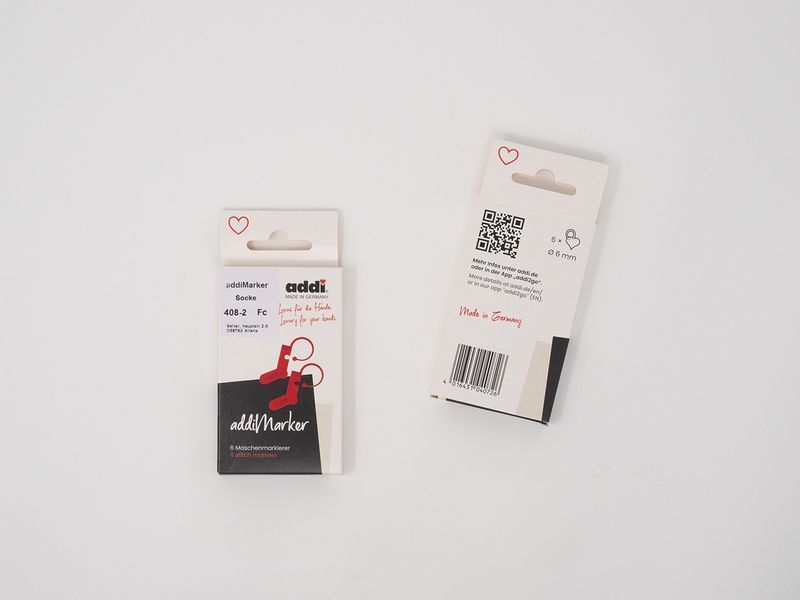Addi Marker Loop Markers Set, Set of 6 pcs. in a branded box, 408-2