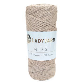 Пряжа Miss/Місс, бежевий МР010, Lady Yarn 2448 фото