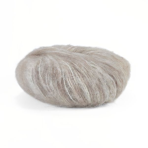 Пряжа Mohair Color/Мохер Колор, серо-бежевый 890, Mondial 4162 фото