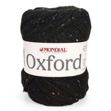 Пряжа Oxford/Оксфорд, чорний 595, Mondial 5068 фото