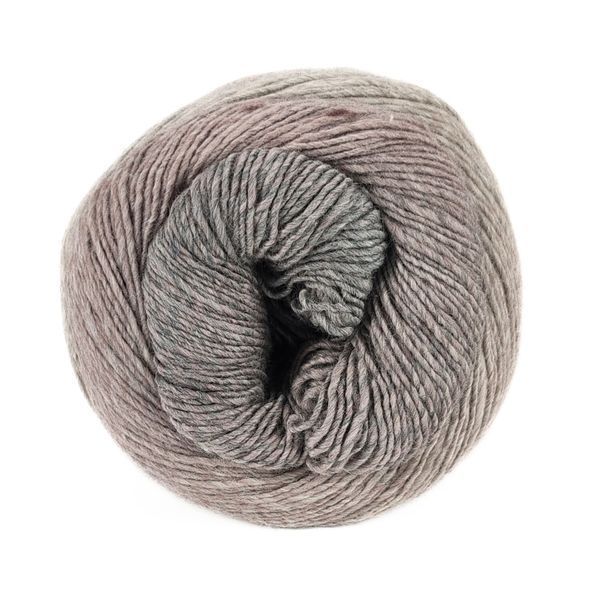 Poema Cashmere yarn, beige-grey multicolour 101, Laines du Nord