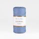 Cotton Macrame yarn, saw-blue 1001/235, Hobbi Trend