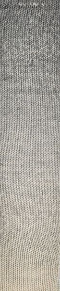 Пряжа Poema Cashmere/Поема Кашемір, молочний-сірий-темно-сірий мультиколор 106, Laines du Nord 4934 фото