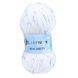 Пряжа Macaron/Макарон, білий з блакитним та рожевим вкрапленням P5709, Lady Yarn 2511 фото