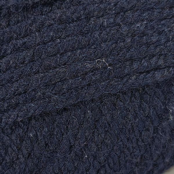 Пряжа Nice Woolly/Найс Вулл, темно-синій NW020, Lady Yarn 2461 фото